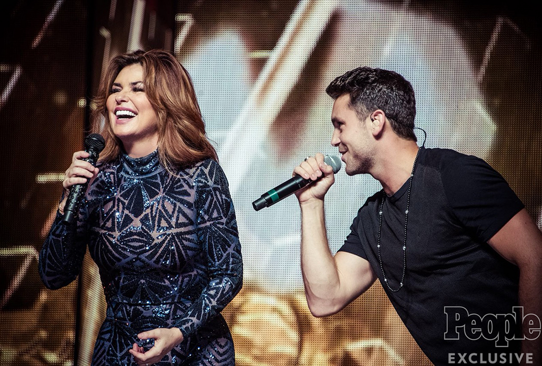 Shania Twain and Bastian Baker