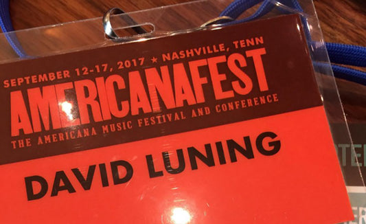 David Luning Americana Fest Badge