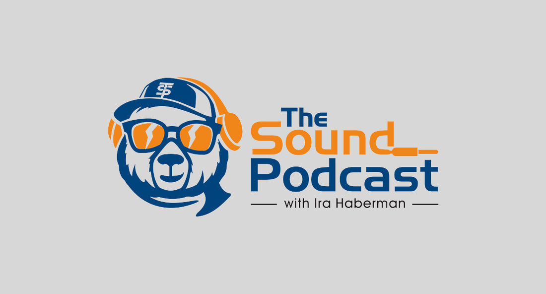 A banner for The Sound Podcast with Ira Haberman