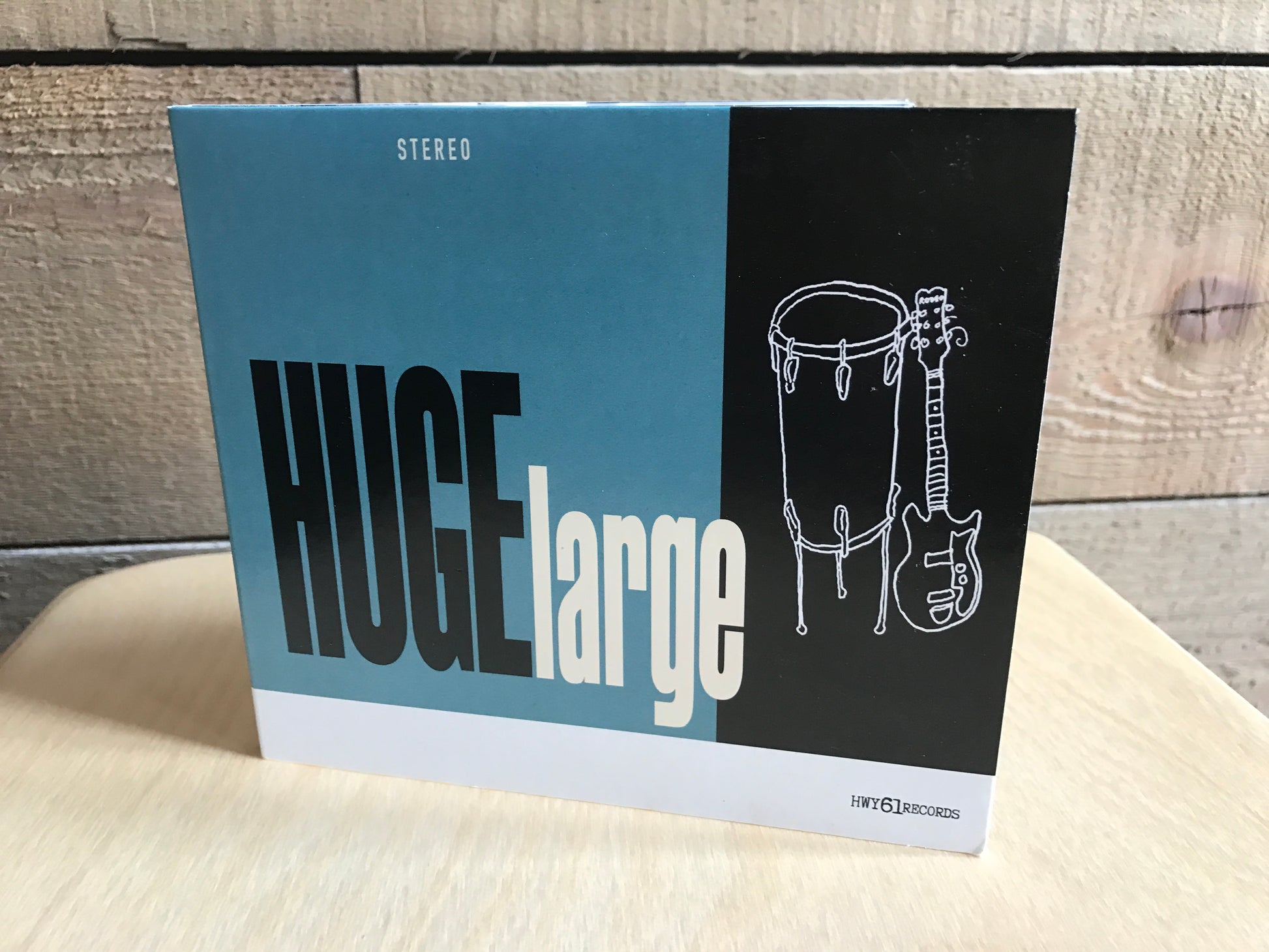 HUGElarge CD cover blue rose music 2015