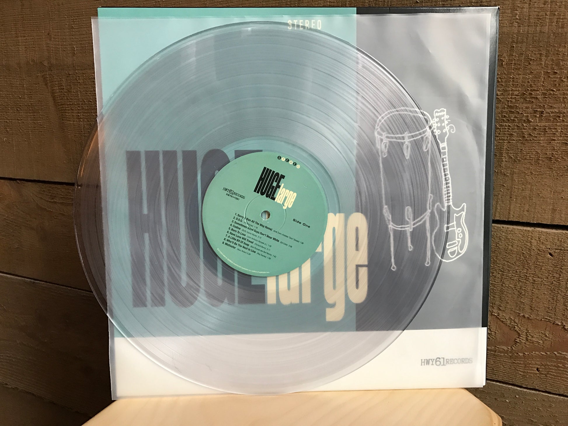 hugelarge album clear vinyl 2015 blue rose music