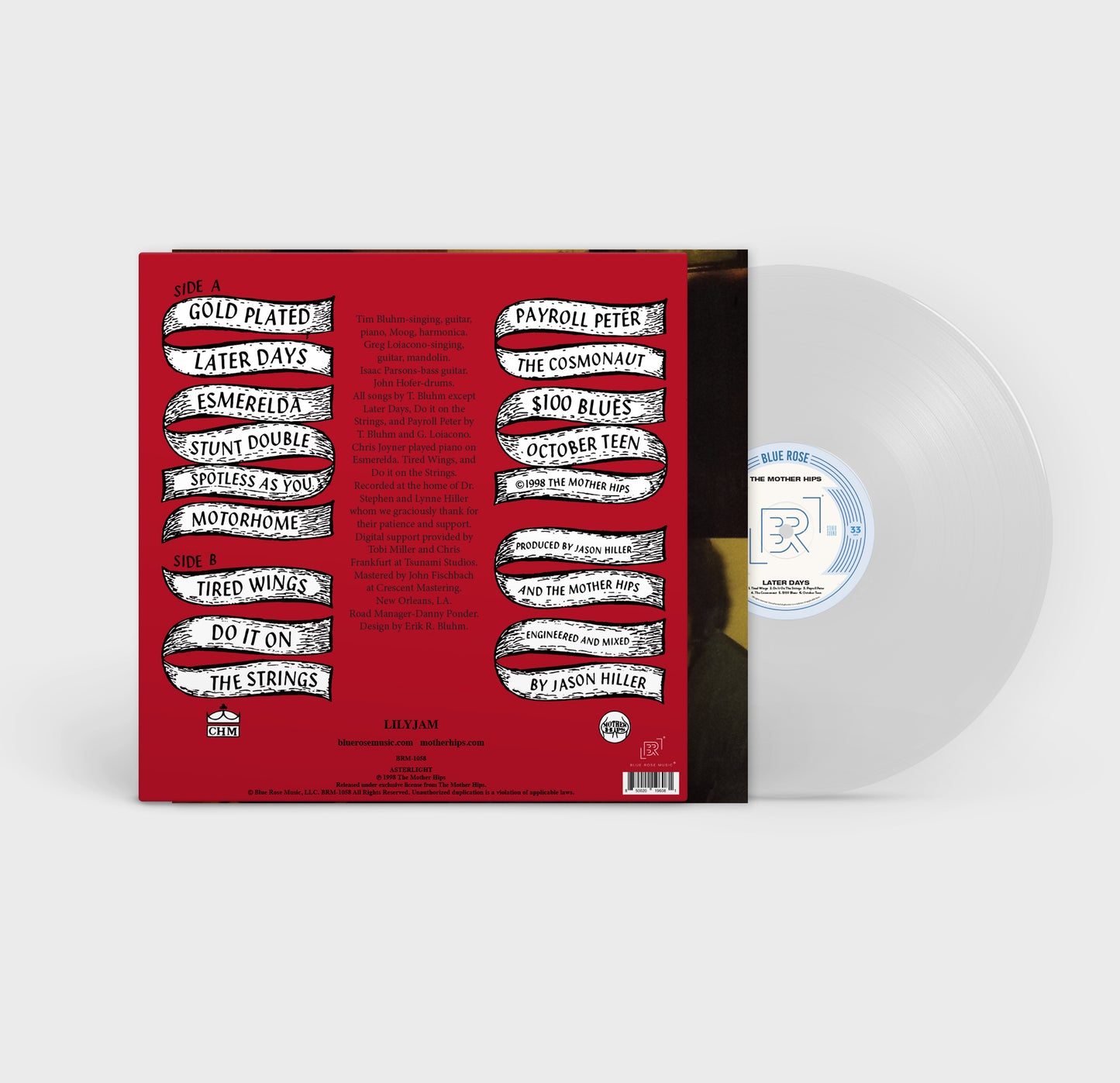 The Mother Hips - "Later Days" Limited Edition, Clear Vinyl